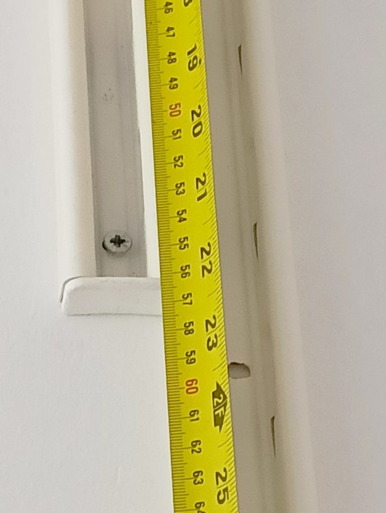 Półki wieszaki szafa wnękowa IKEA Algot
