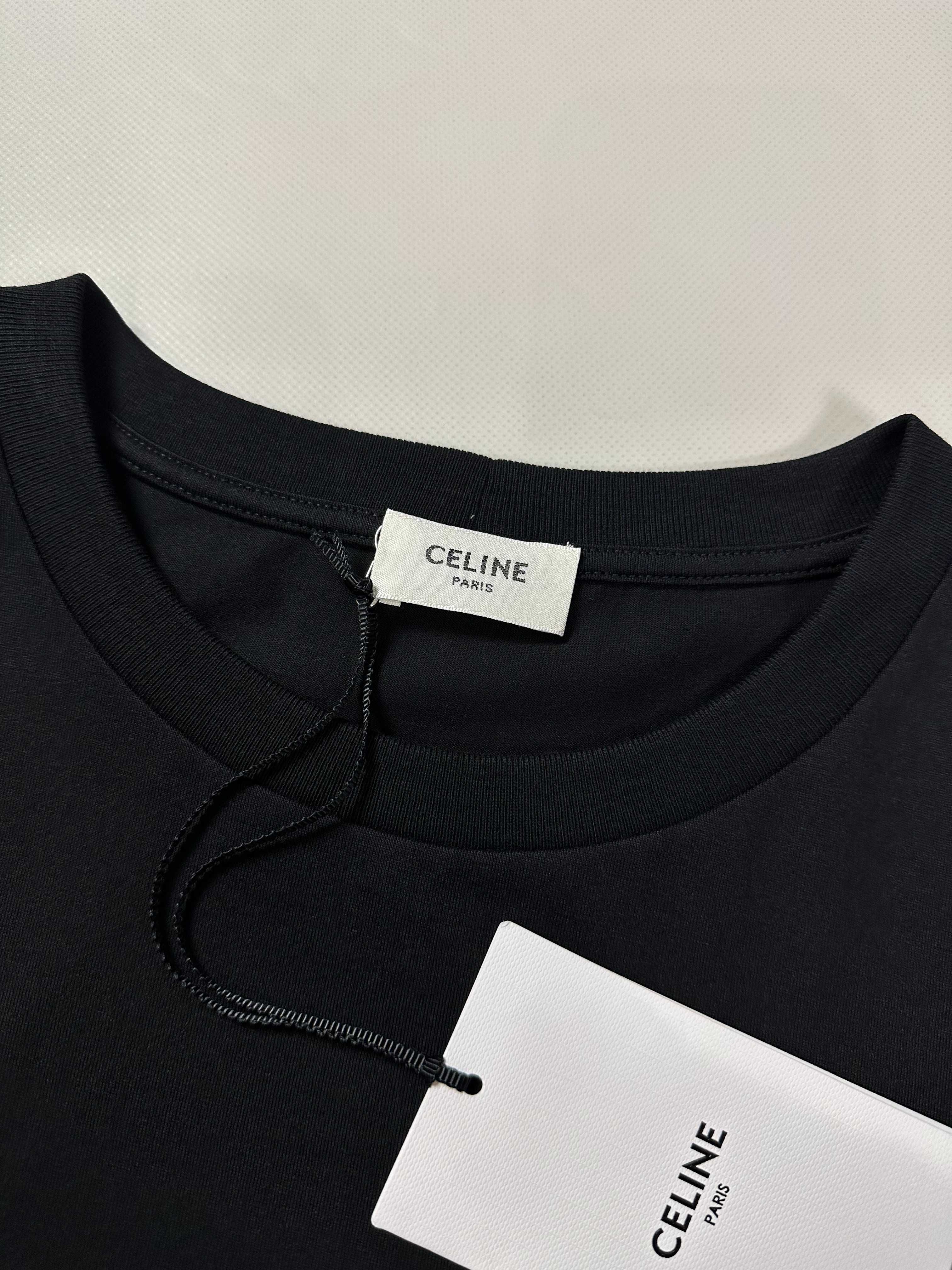 Футболка CELINE Loose T-shirt in Cotton Jersey футболка селин селін