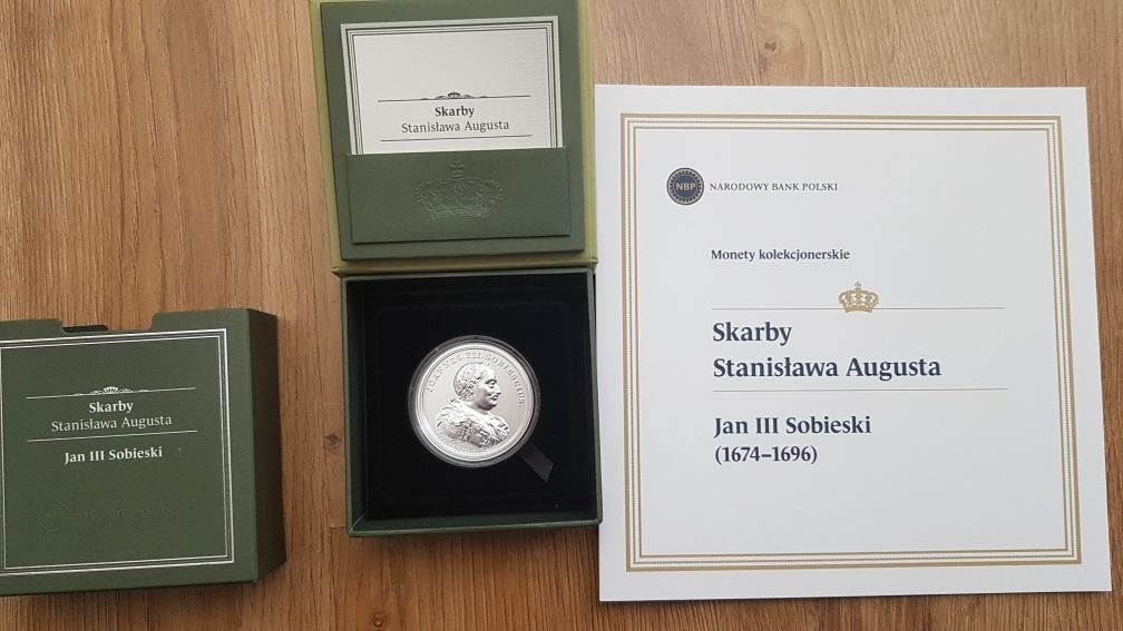 50 zł Jan III Sobieski Skarby Stanisława Augusta