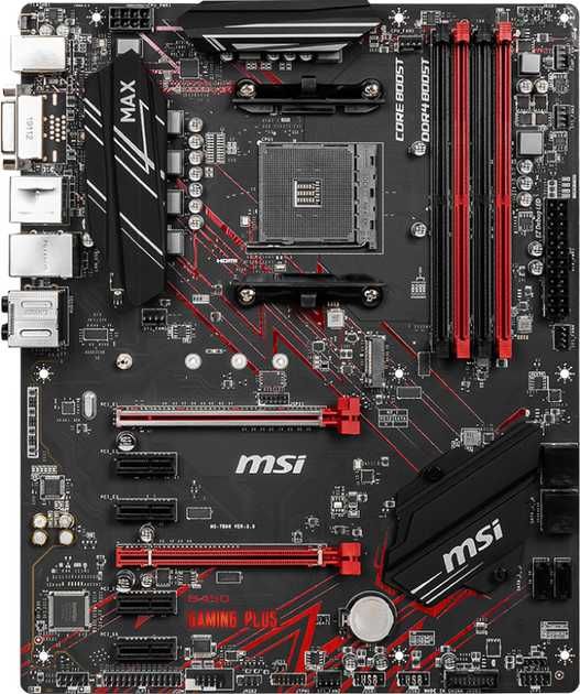 Гарантія! Материнська плата MSI B450 GAMING PLUS MAX