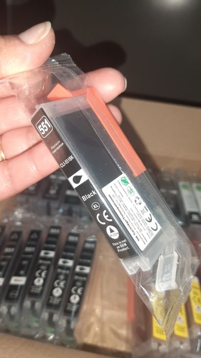 21 Tinteiros 550 e 551 compativeis com Canon Pixma