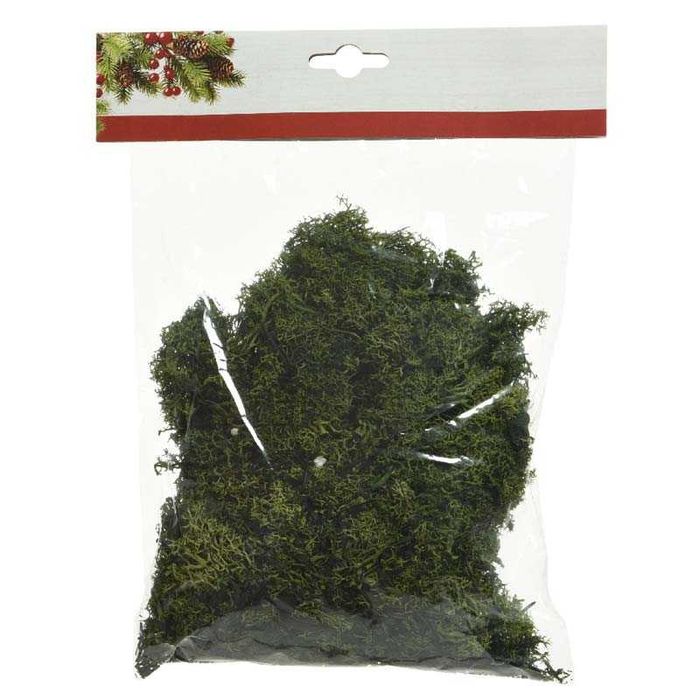 Mech dekoracyjny zielony