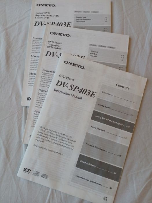 Odtwarzacz CD DVD Onkyo DV-SP403E