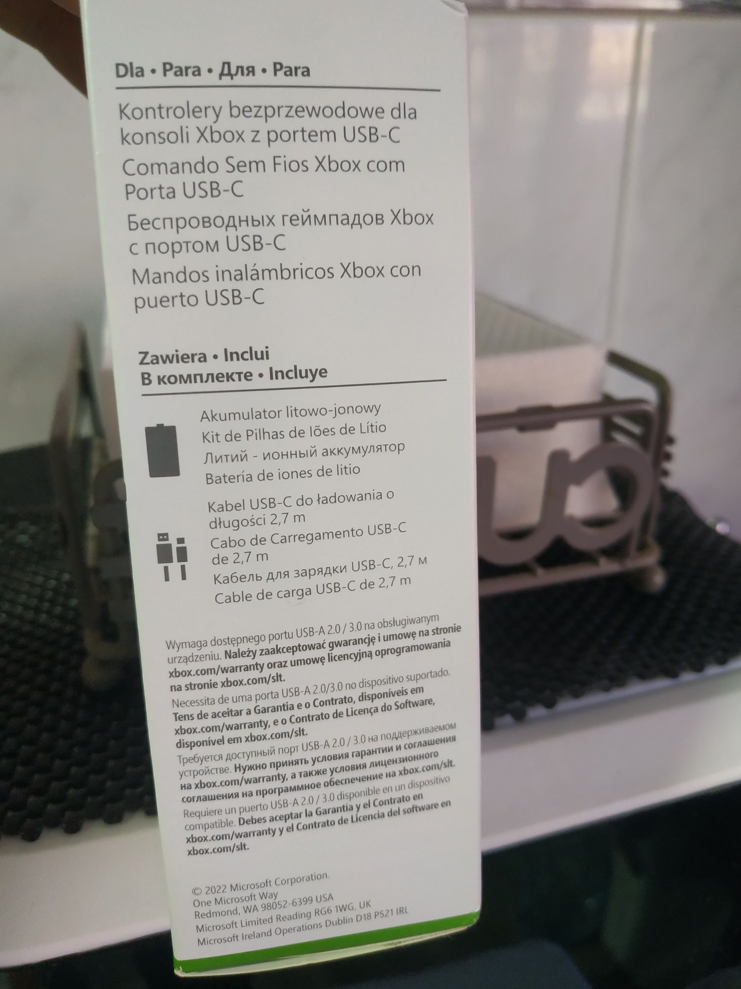Xbox Series Bateria Original Kit Play And Charge Novo