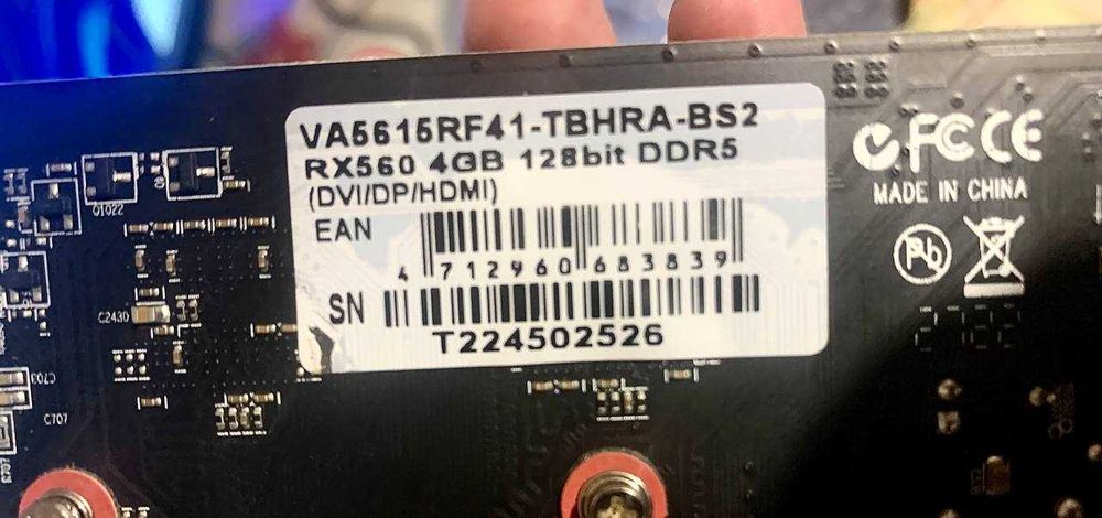 RX560 4 GB  В Идеальном Состоянии!
