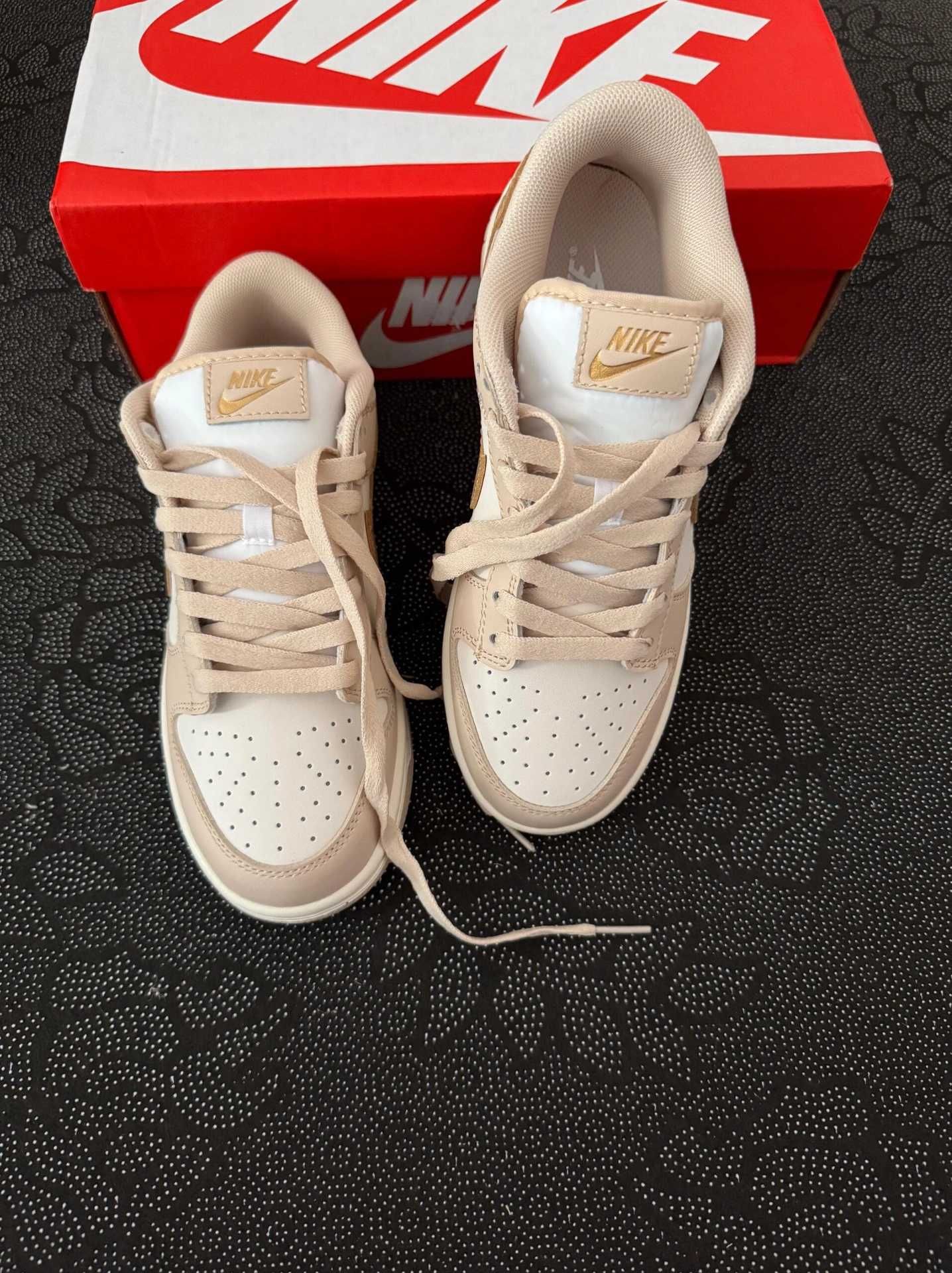 Buty codzienne Nike Dunk Low Metallic Gold nowy z metką R.40