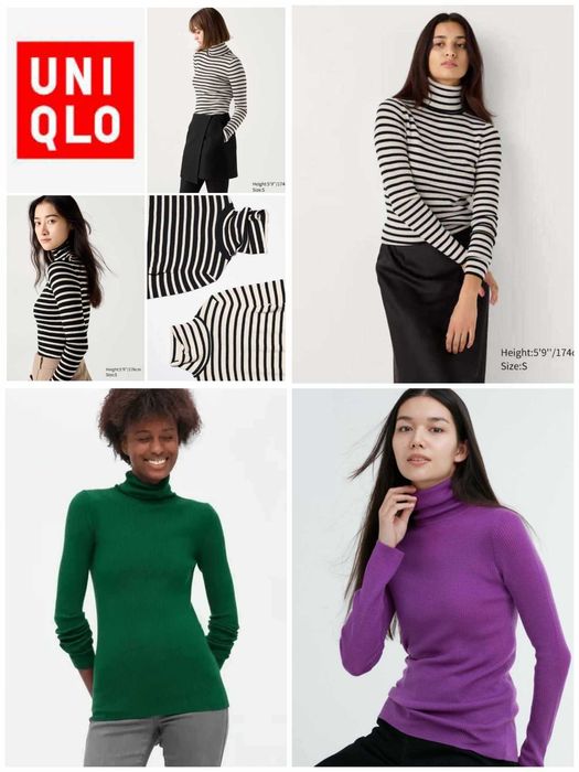 Джемпер светр Uniqlo вовна мериноса S,M,L різні моделі
