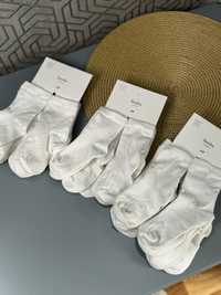 Білі шкарпетки носки носочки hm