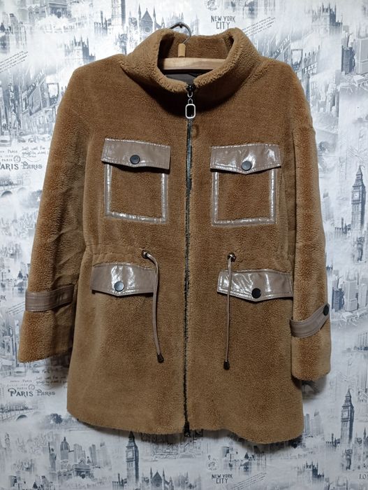 Женская дублёнка тедди