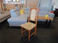 Krzesło Drewniane Stylowe - Dąb Rustikal, 1 szt. WYPRZEDAŻ -70% Okazja