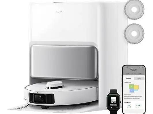 Робот - пилосос Dreame MOVA P50  Ultra з паровою станцією 19 000 Па