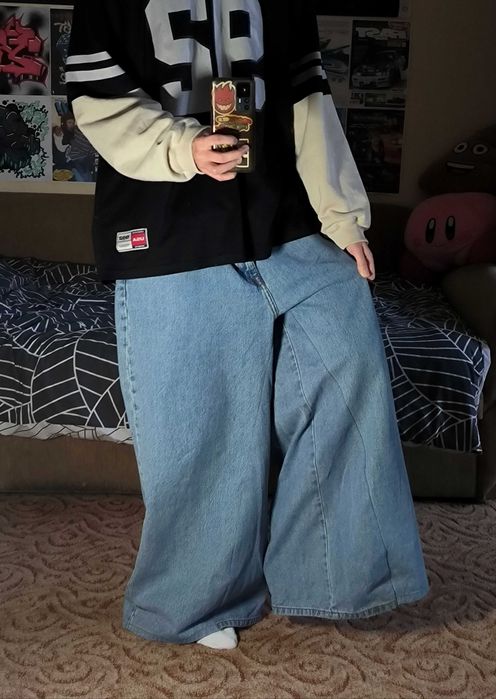 Vintage Baggy Streetwear Hip-Hop Rap Jeans Archive Sk8 Y2k Jnco Styled