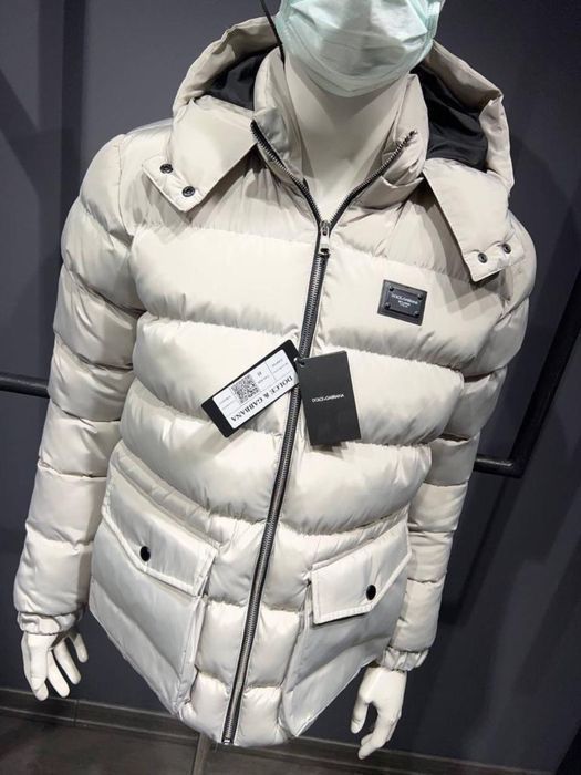 РАСПРОДАЖА! Мужская брендовая куртка пуховик dolce gabbbana