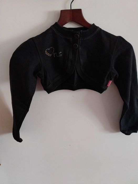 Casaco Bolero preto menina, FLS