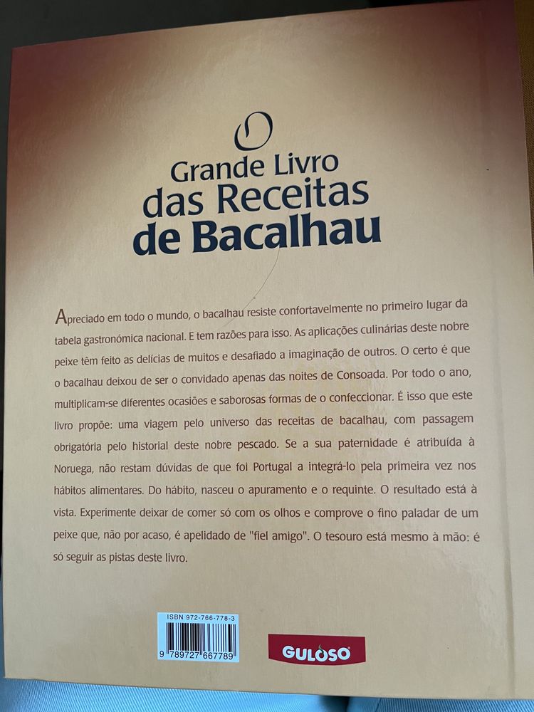 Livro Receitas de Bacalhau