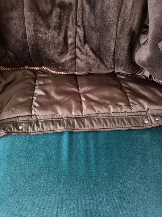 Męska nowa kurtka ocieplana z kapturem