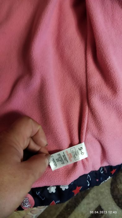 Зимняя куртка на девочку 4 года