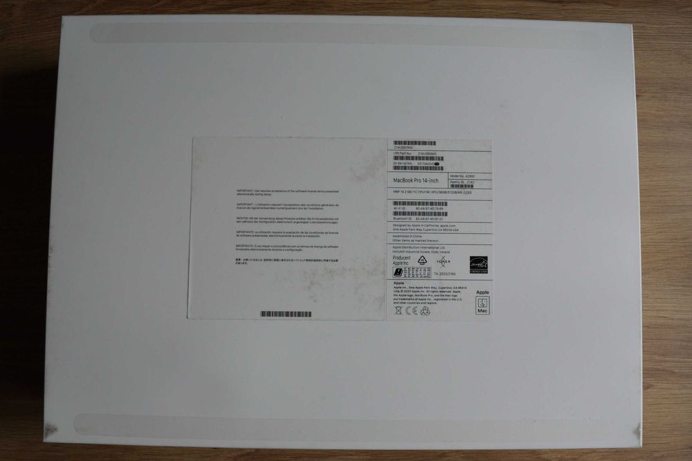 MacBook Pro 14" M3 Pro - 36GB RAM, 512GB, bateria 100%, dowód zakupu!