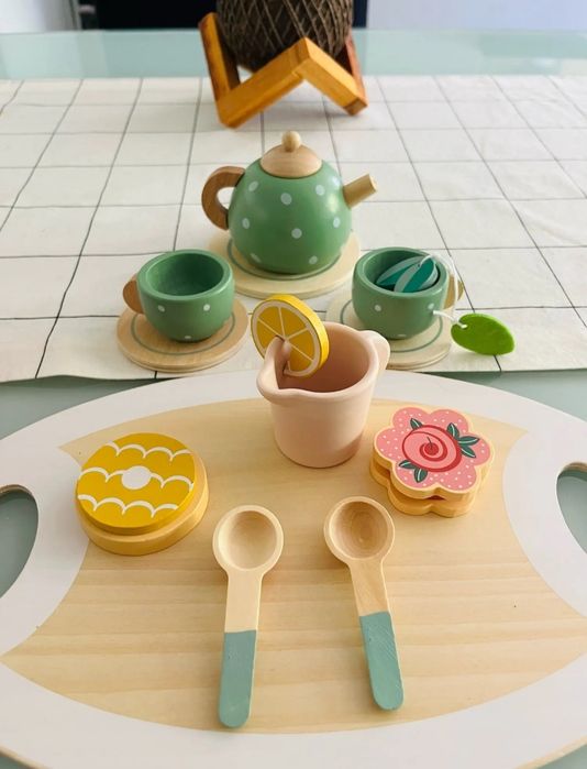 РОЗПРОДАЖ! Набір  з 14 предметів Монтессорі Чайна церемонія