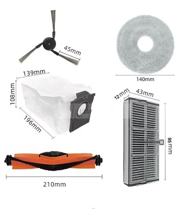 Аксесуари для Dreame x40 L40 L20 L10 W10
