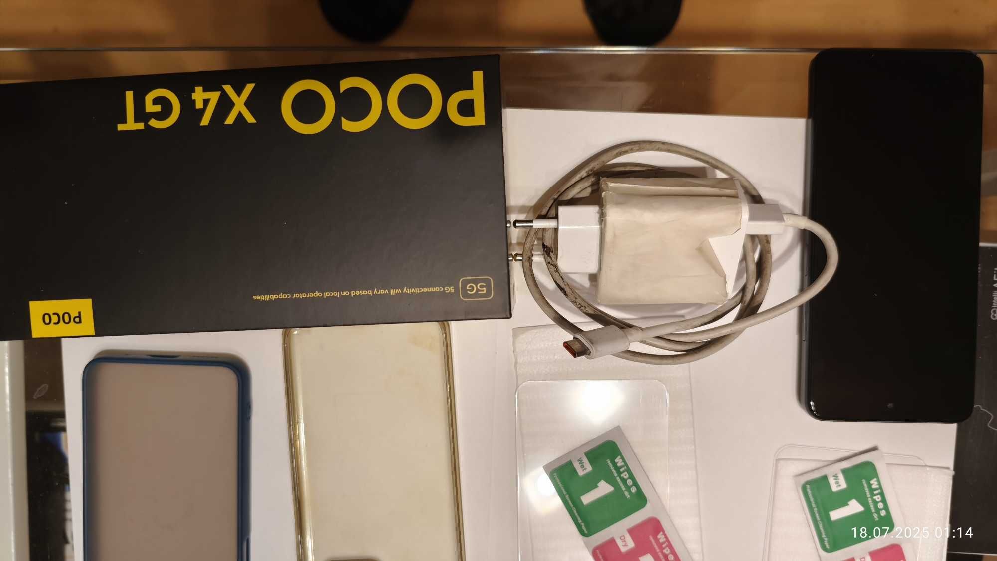 POCO x4 GT 8GB 128GB jak nowy dodatki