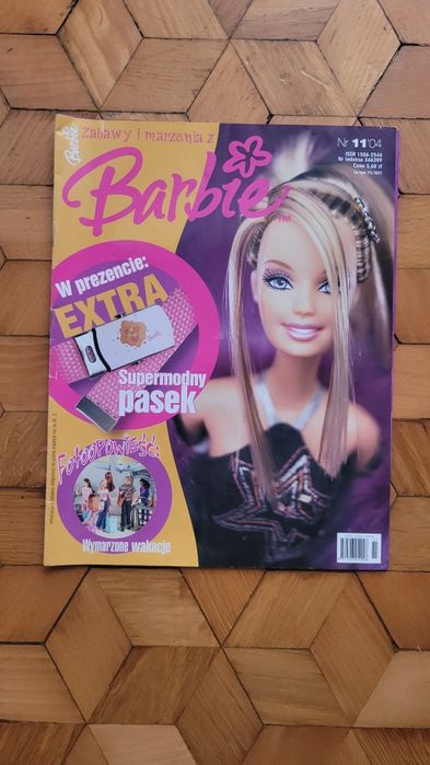 Magazyn Zabawy i Marzenia z Barbie 11/04 z plakatem