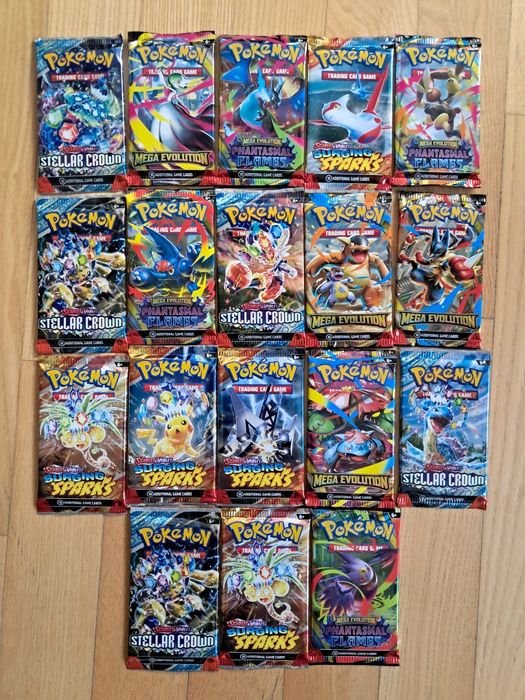 Pokemon - Trading Card Game - 18 opakowań