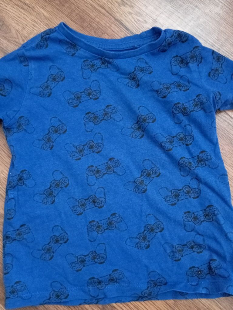 3 szt koszulki t-shirty dla chłopca rozm 98 Minionki