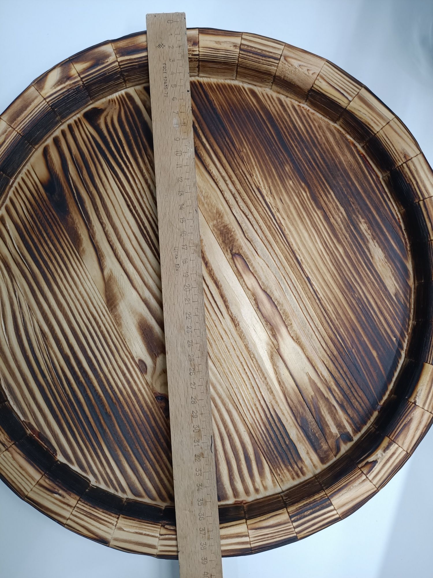 Тарелка, пивная тарелка, деревянная тарелка, ручная работа