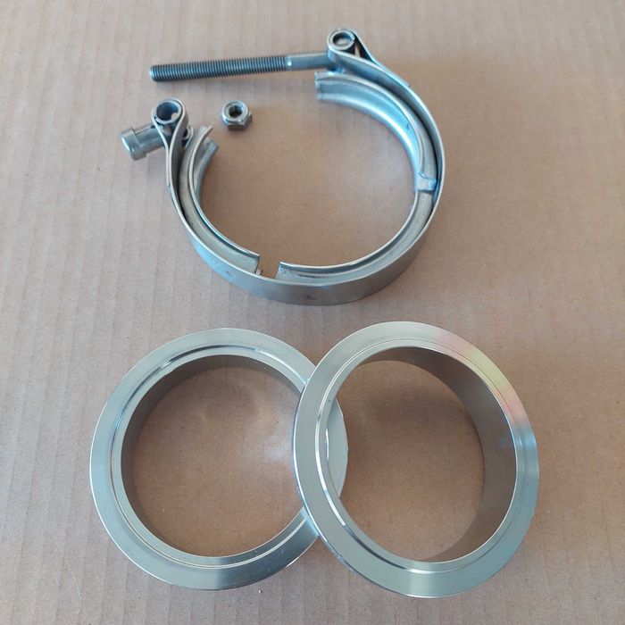 70mm - Braçadeira Escape V band Inox