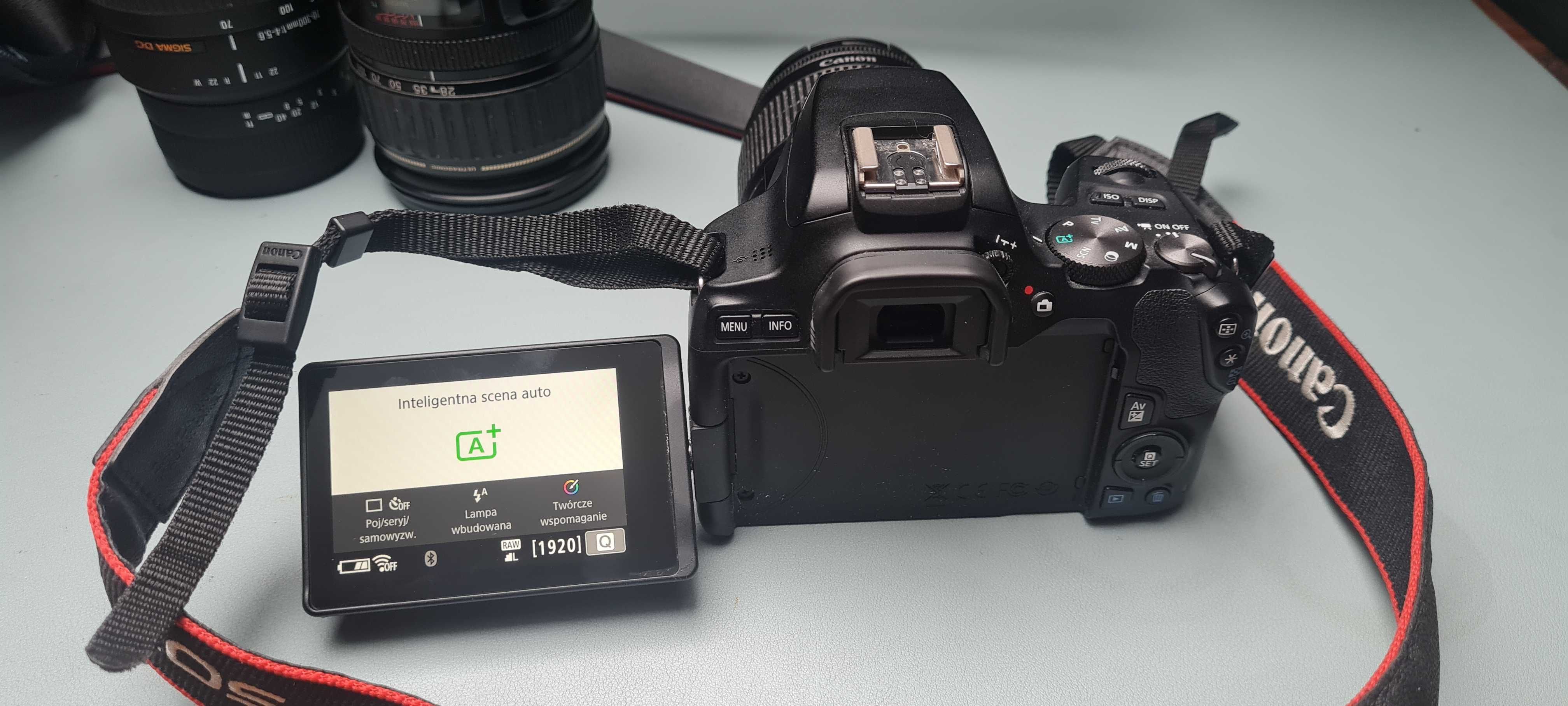 CANON EOS 250D + 3 obiektywy