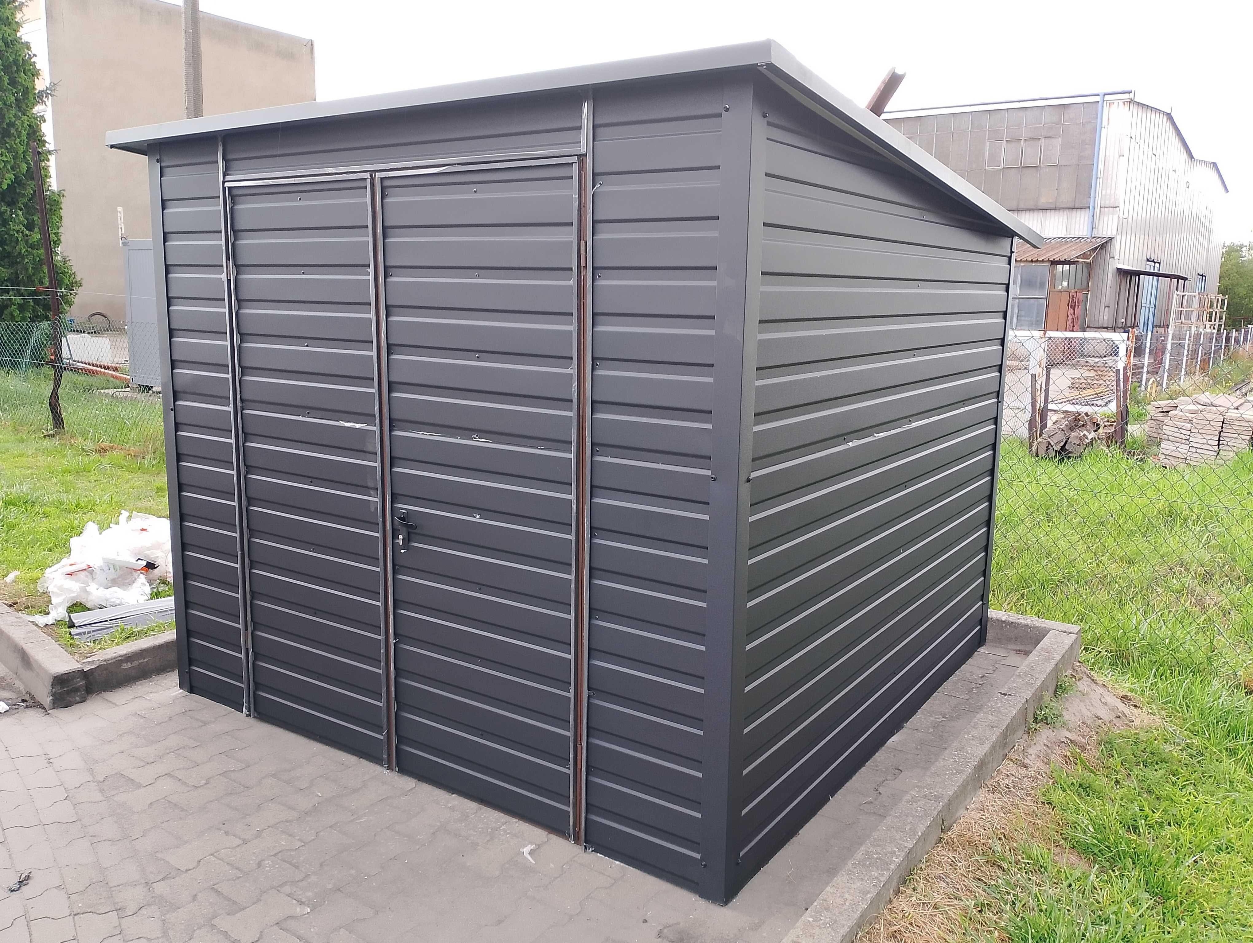 Domek narzędziowy metalowy, altana, garaż blaszak 3x5, wiata Producent