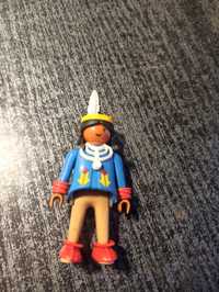 Klocek Geobra Playmobil k1974 Indianin Vintage