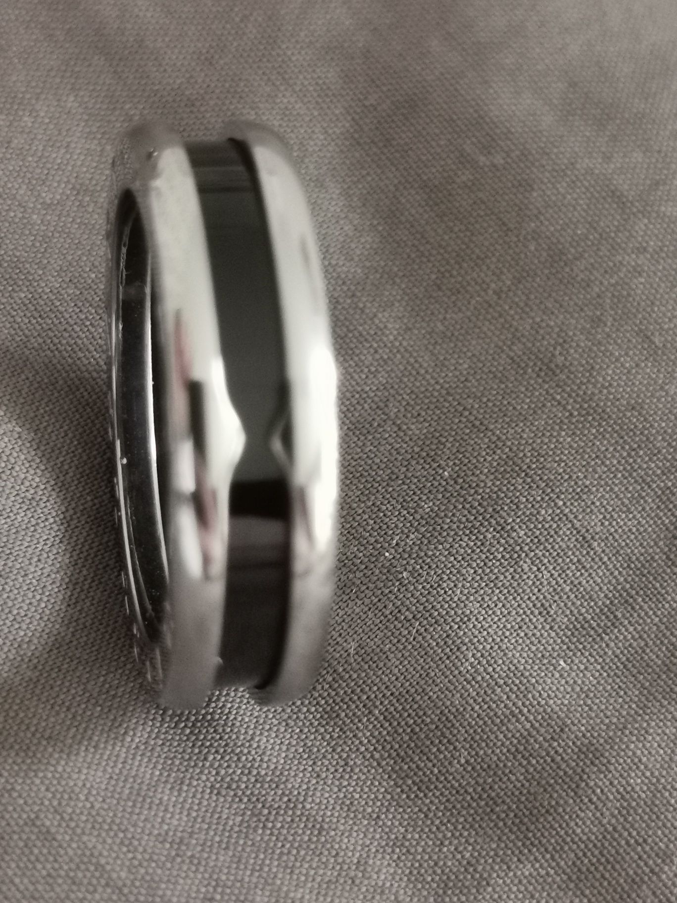 Pierscionek silver Bvlgari ring