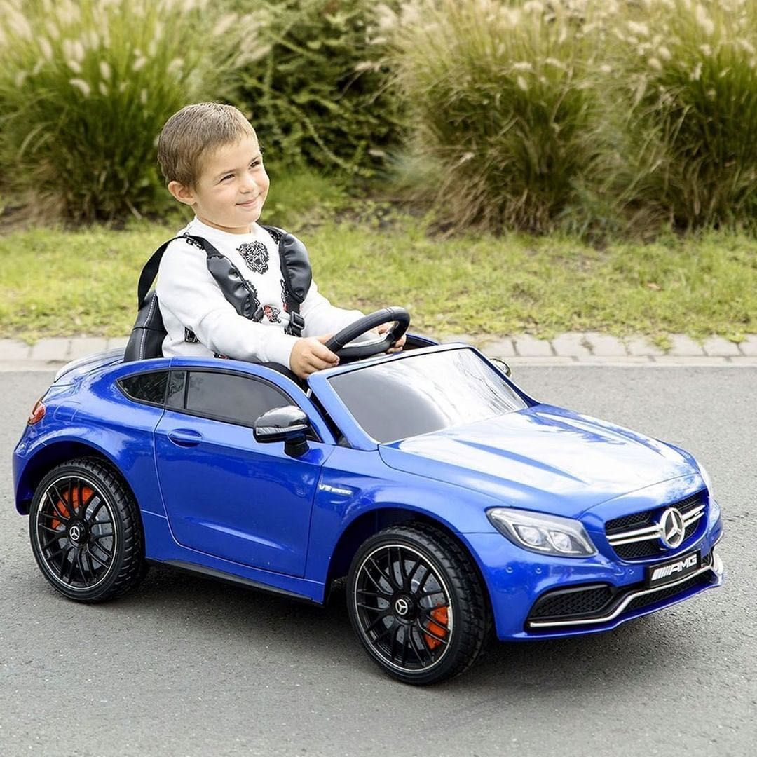 Детский электромобиль Mercedes C63 AMG машинка на аккумуляторе