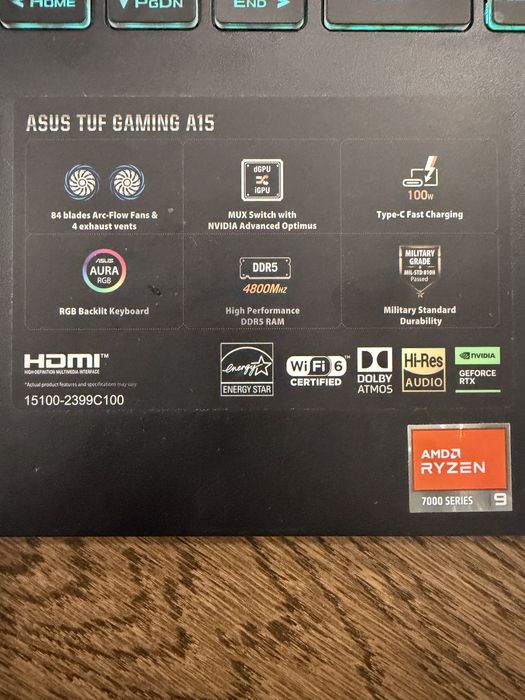 Asus TUG Gaming A15