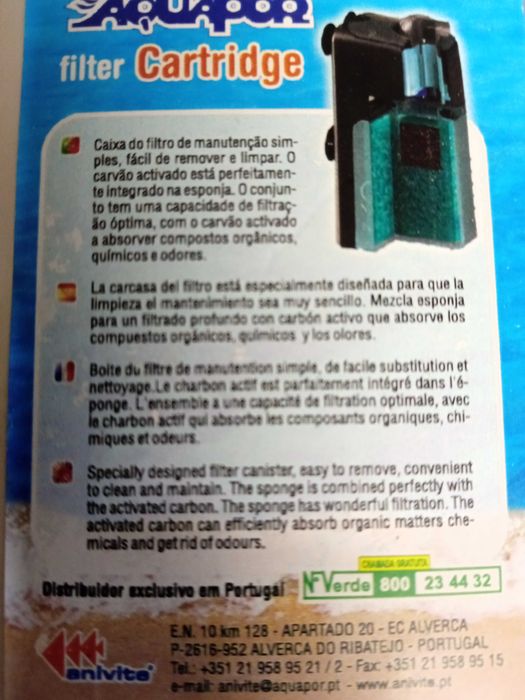 Filtros para aquário Aquapor