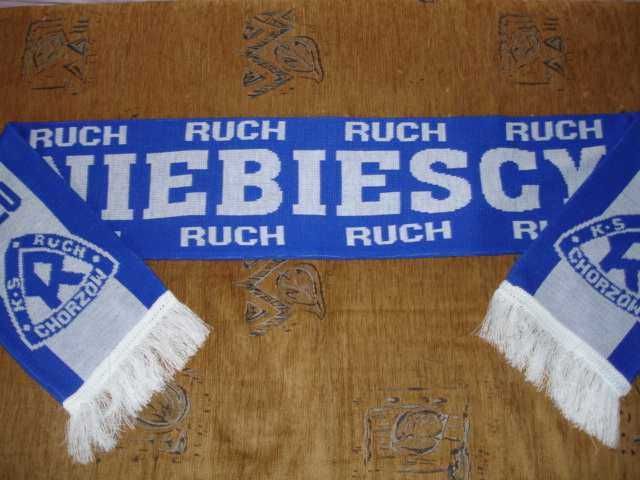 Ruch Chorzów !! NIEBIESCY !! Elana Toruń !! Widzew Łódź !! Szalik szal