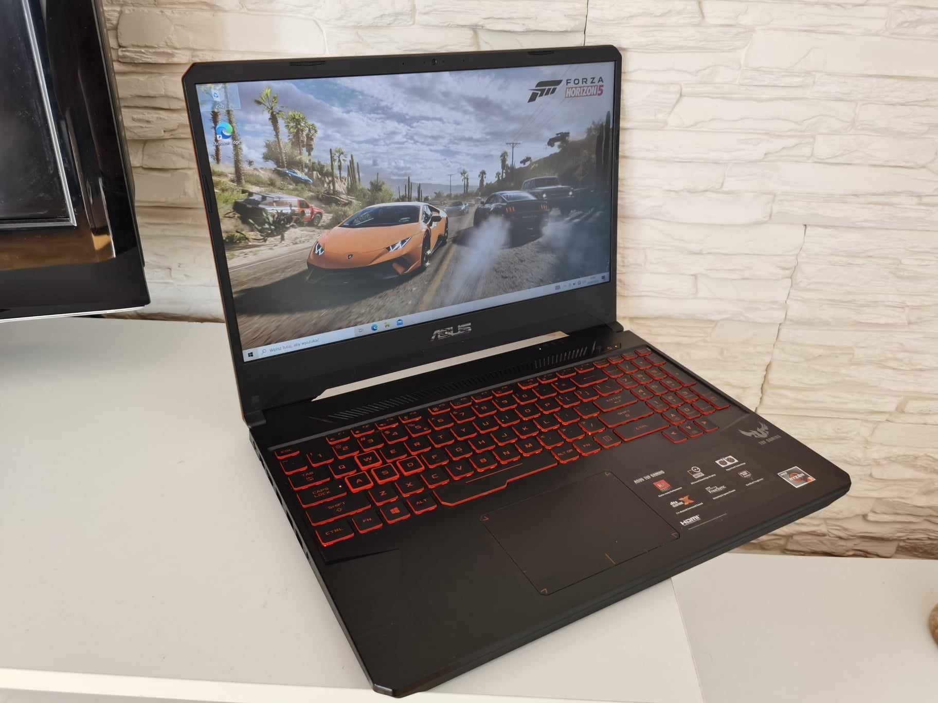 GAMINGOWY Laptop ASUS TUF 15.6"FHD Ryzen 8x3.70Ghz,16GB,RX560-4GB/SSD