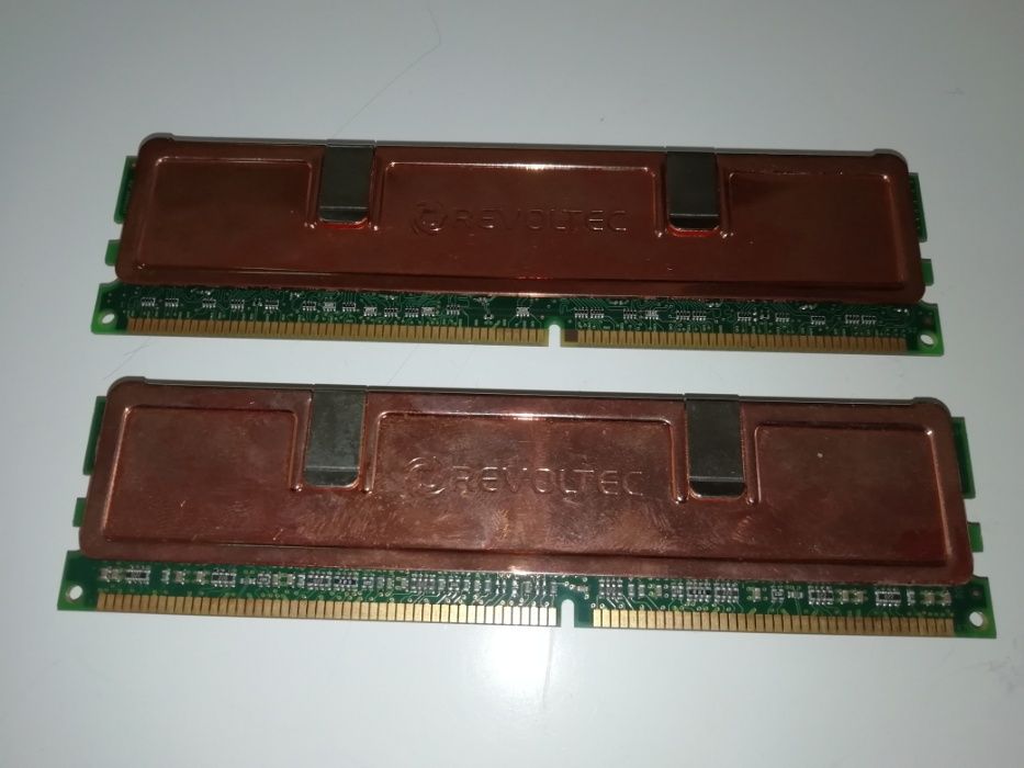 Memória Hynix 1GB PC2100 DDR-266MHz CL2.5 DIMM c/dissipador cobre