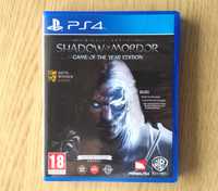 Śródziemie Cień Mordoru Game of the Year Edition Playstation 4 PS4 PS5