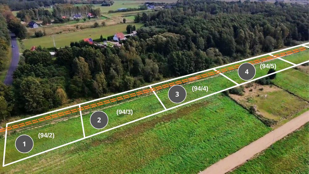 Działka budowlana 0,14 ha Żabiniec / Białogard