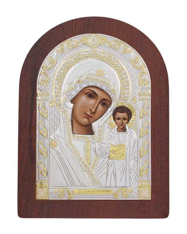 Икона греческая. Серебро.