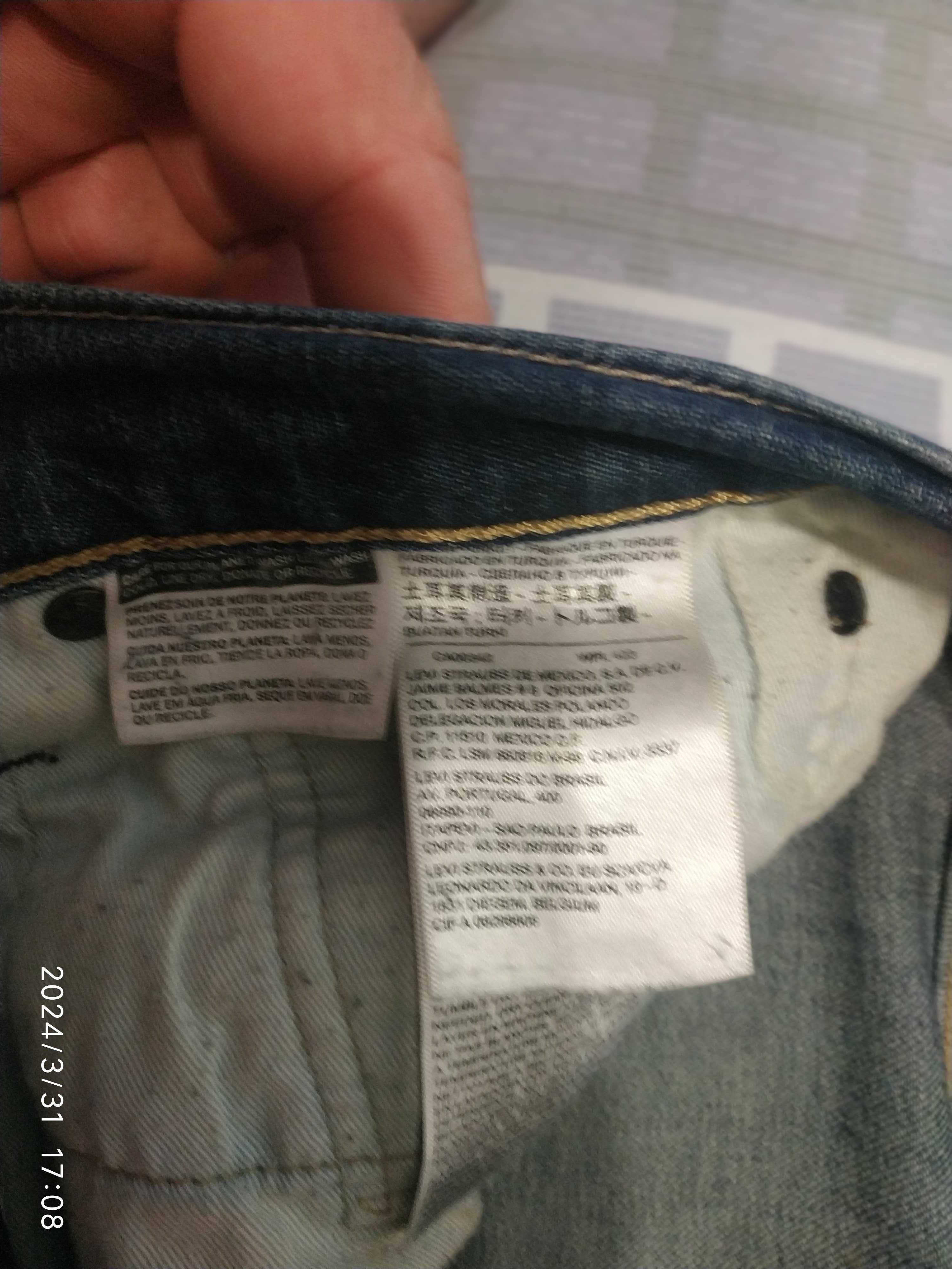 Джинси Levis 511 W33 L34