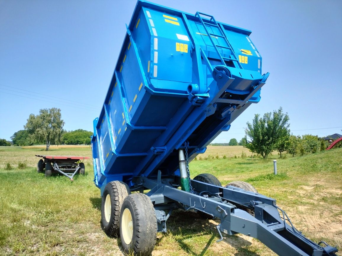 Przyczepa skorupa, tandem 10t