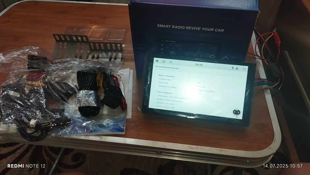 Автомагнітола 7 дюймів 2 Din 4/64 gb андроїд 13 8 ядир з CarPlay і And