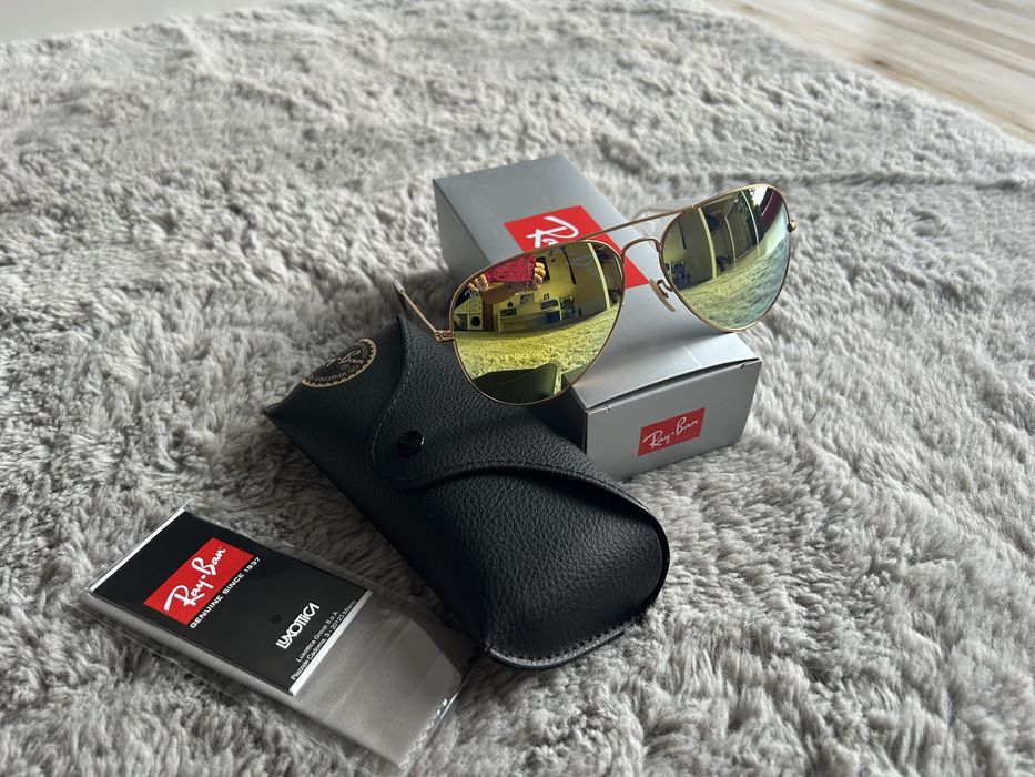 Okulary przeciwsłoneczne oryginalnej firmy Ray-Ban