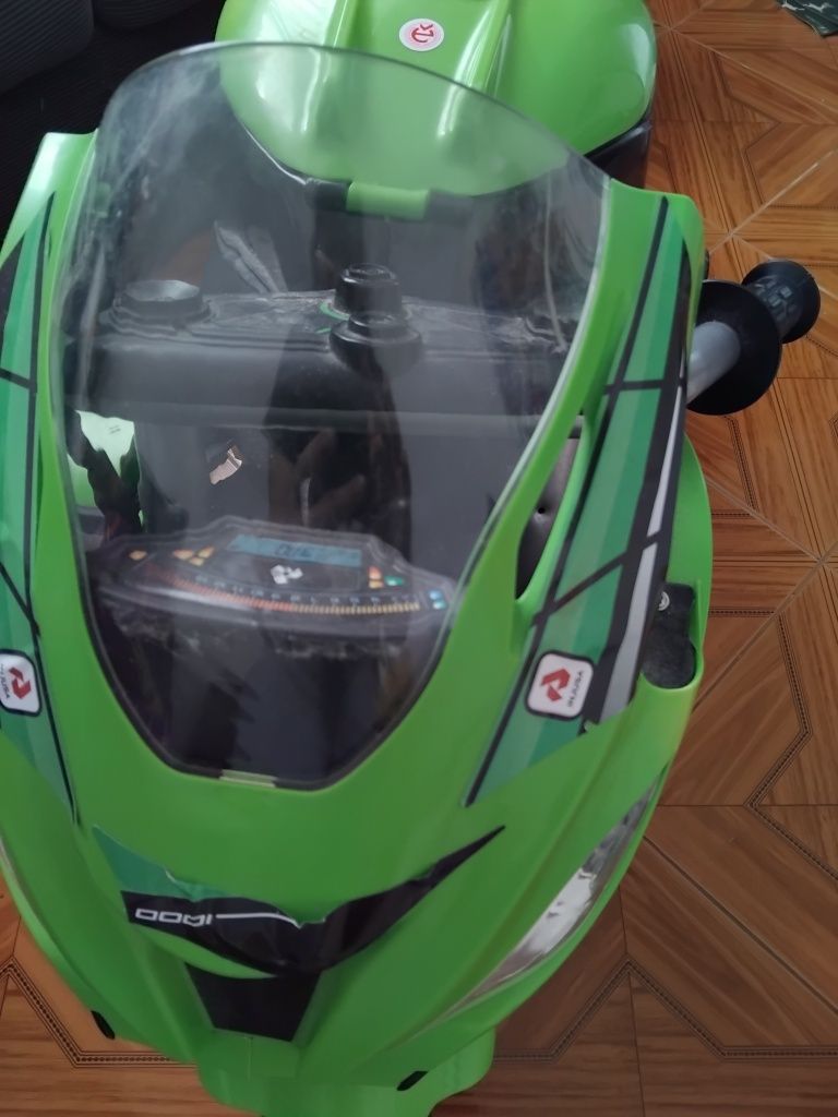 Motocicleta elétrica Kawasaki Zx10 12V