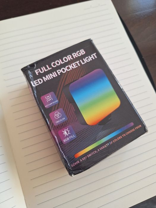 Lampka RGB na baterie foto