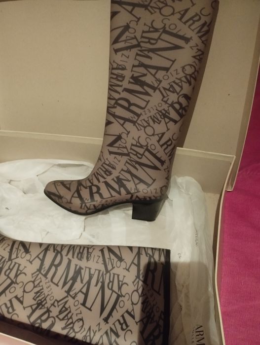 Botas cano alto, chuva - Armani - 37